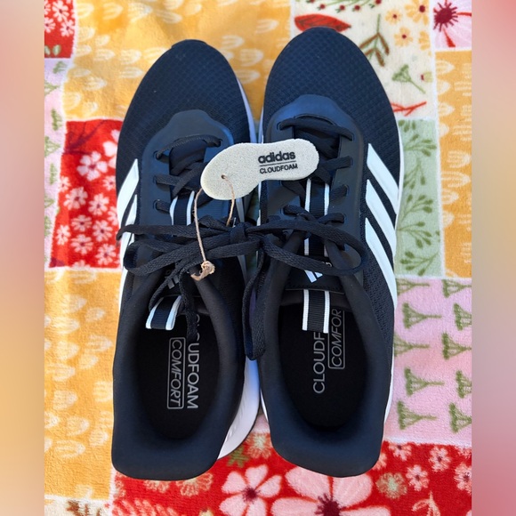 adidas Other - ❤️Adidas black and White Cloudfoam Sneakers Size 11  New X _PLRPTH Running Shoes